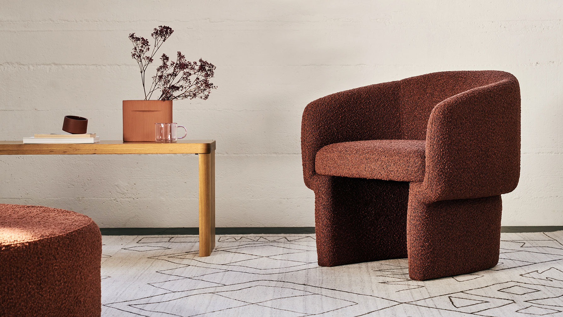 Embrace Lounge Chair, Rust_image